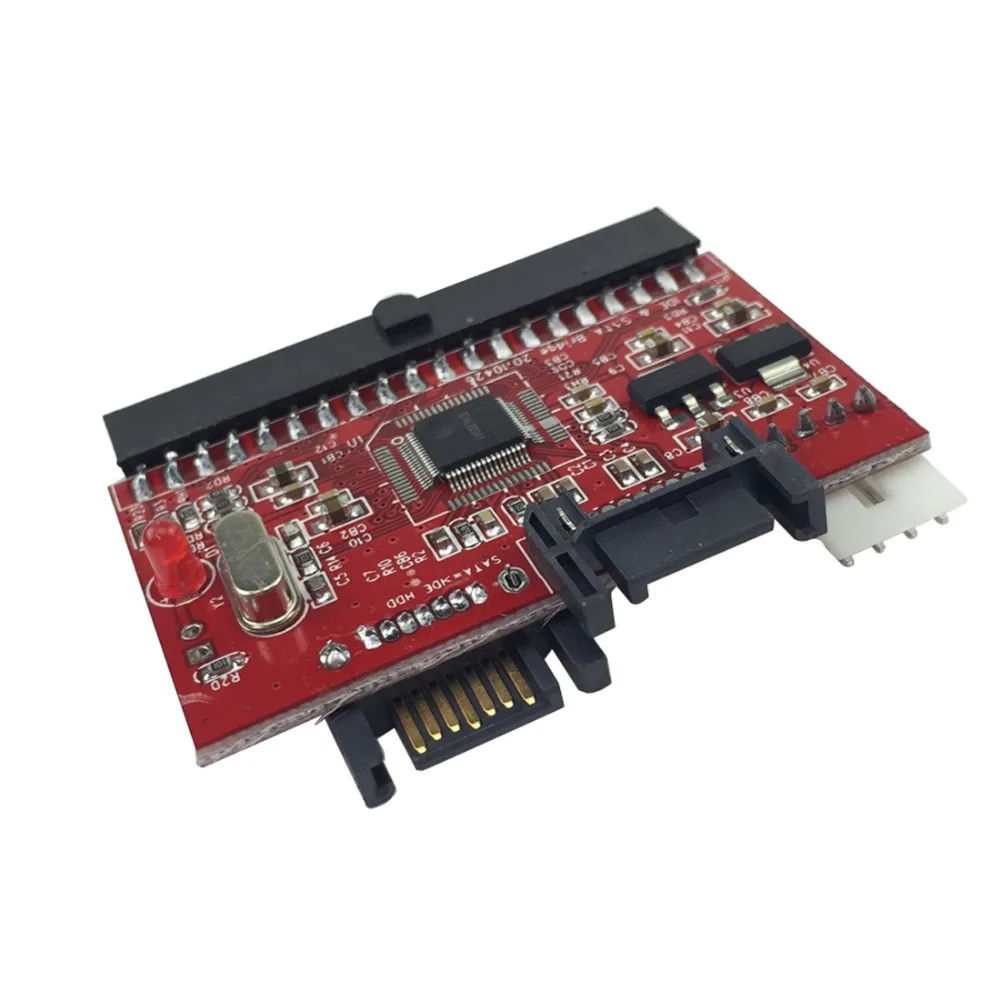 Адаптер с 2 в 1 SATA IDE адаптер портом на 40 Pin для адаптера ATA 133 100 HDD CD DVD|ide to sata adapter|sata