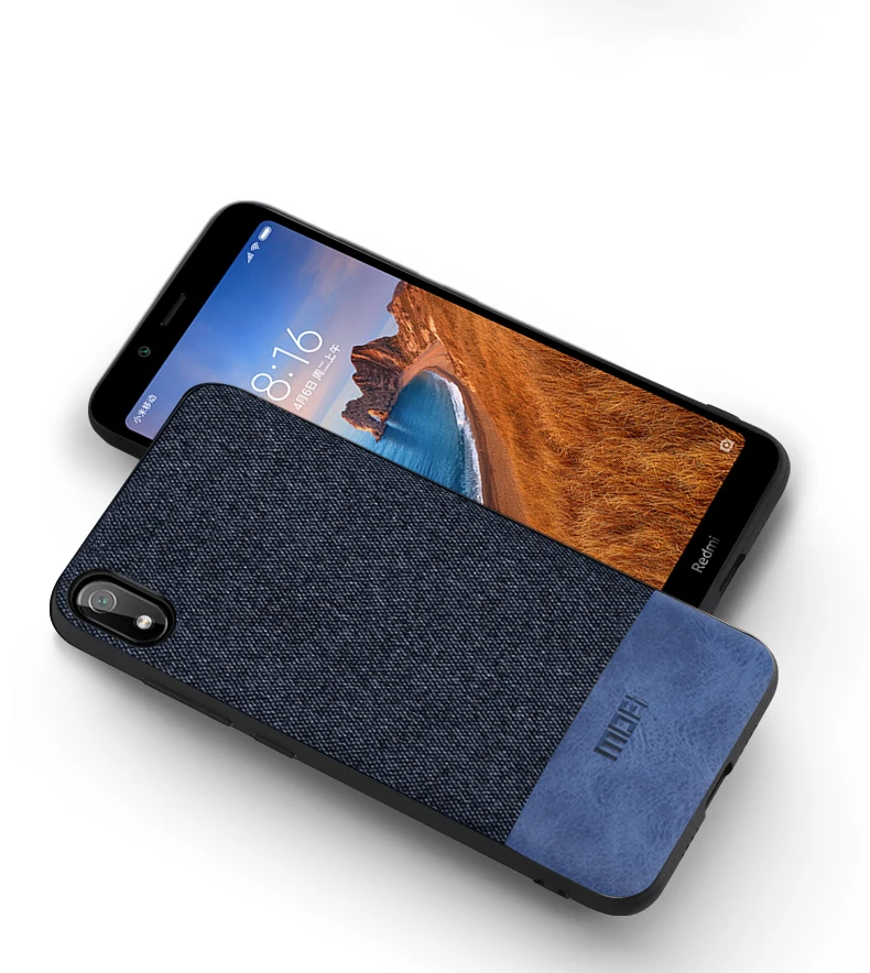 Для Xiaomi Redmi 7A чехол противоударный чехол MOFi Redmi 7A capas coque защитный хлопковый тканевый деловой чехол