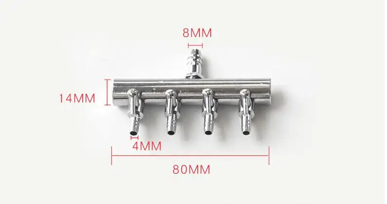 Распределитель воздушного потока из нержавеющей стали для аквариума trachea