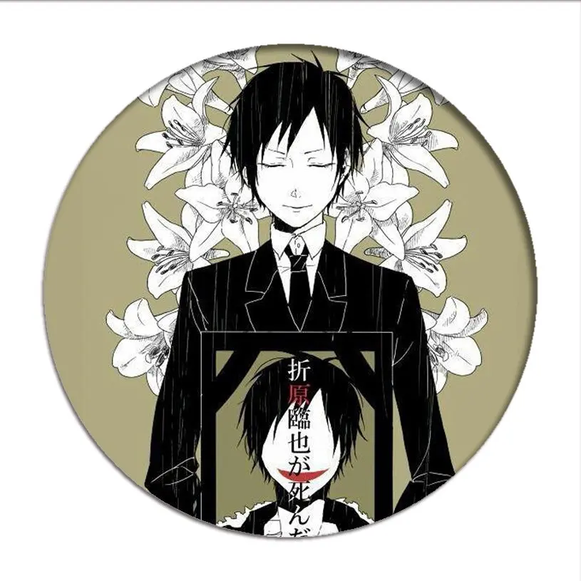 1 шт. DRRR 3Way противостояние DuRaRaRa! Значок косплея селти Стурлусон брошь рюгаминэ Mikado