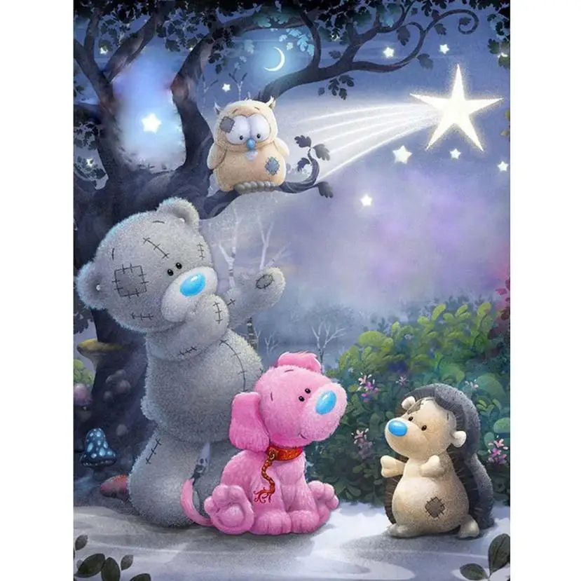 Алмазная вышивка для детских комнат сделай сам алмазная живопись мультфильм