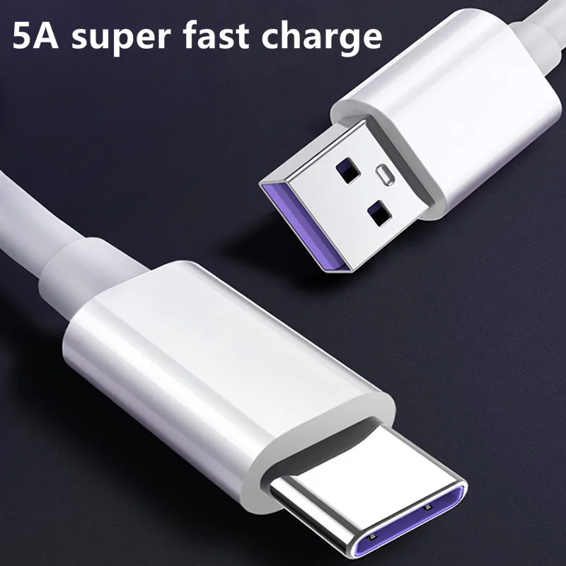 Кабель для huawei USB 5A type C P20 Pro lite P10 Plus V10 mate 9 10 3 1 супер зарядный кабель|Кабели
