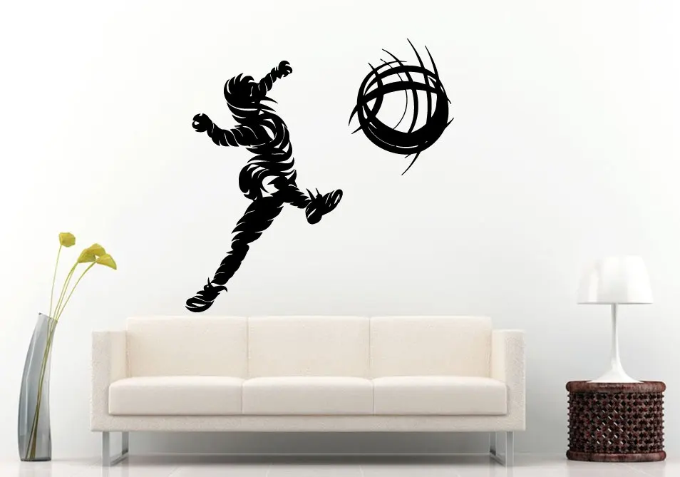 Виниловые наклейки на стену для футбола | Дом и сад