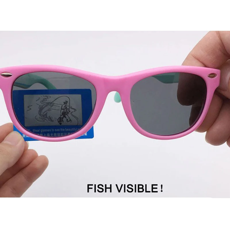 Flexible Polarized Kids Children Sun Glasses for Girls Boy Baby Sunglasses Candy Colorful Eyeglasses Gafas UV400 | Аксессуары для