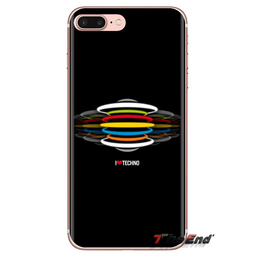 For Xiaomi Redmi 4A S2 Note 3 3S 4 4X 5 Plus 6 7 6A Pro Pocophone F1 I Love Techno technology Music Art Silicone Phone Skin Case |