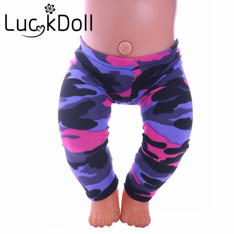 Новые леггинсы Кукла Одежда Fit 18 дюймов American Girl 43 см BABY born Zapf дети лучший подарок