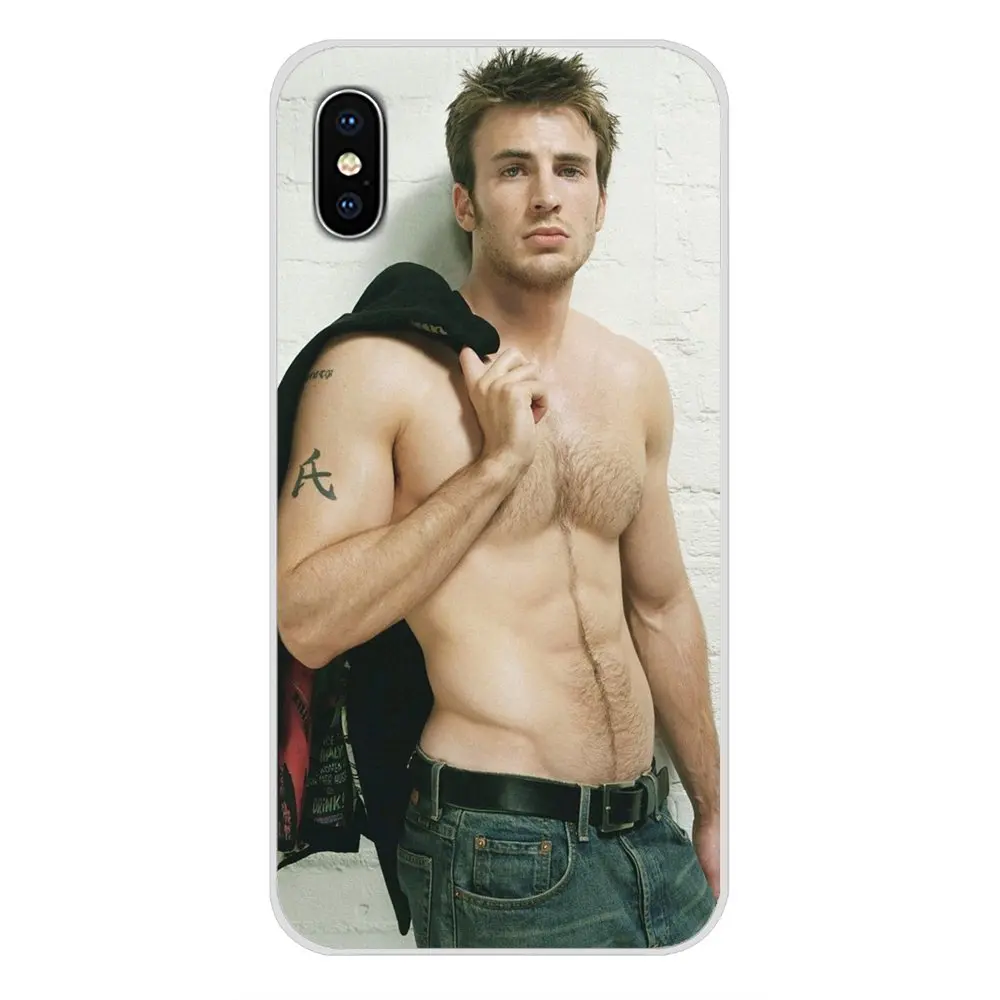 Для Samsung Galaxy S4 S5 MINI S6 S7 edge S8 S9 S10 Plus Note 3 4 5 8 9 Chris Evans аксессуары чехлы для