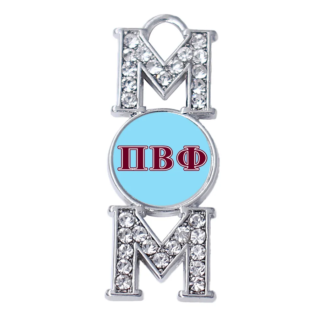 Металлическая наклейка с двойным носом греческие буквы Pi Beta Phi подвеска подвески