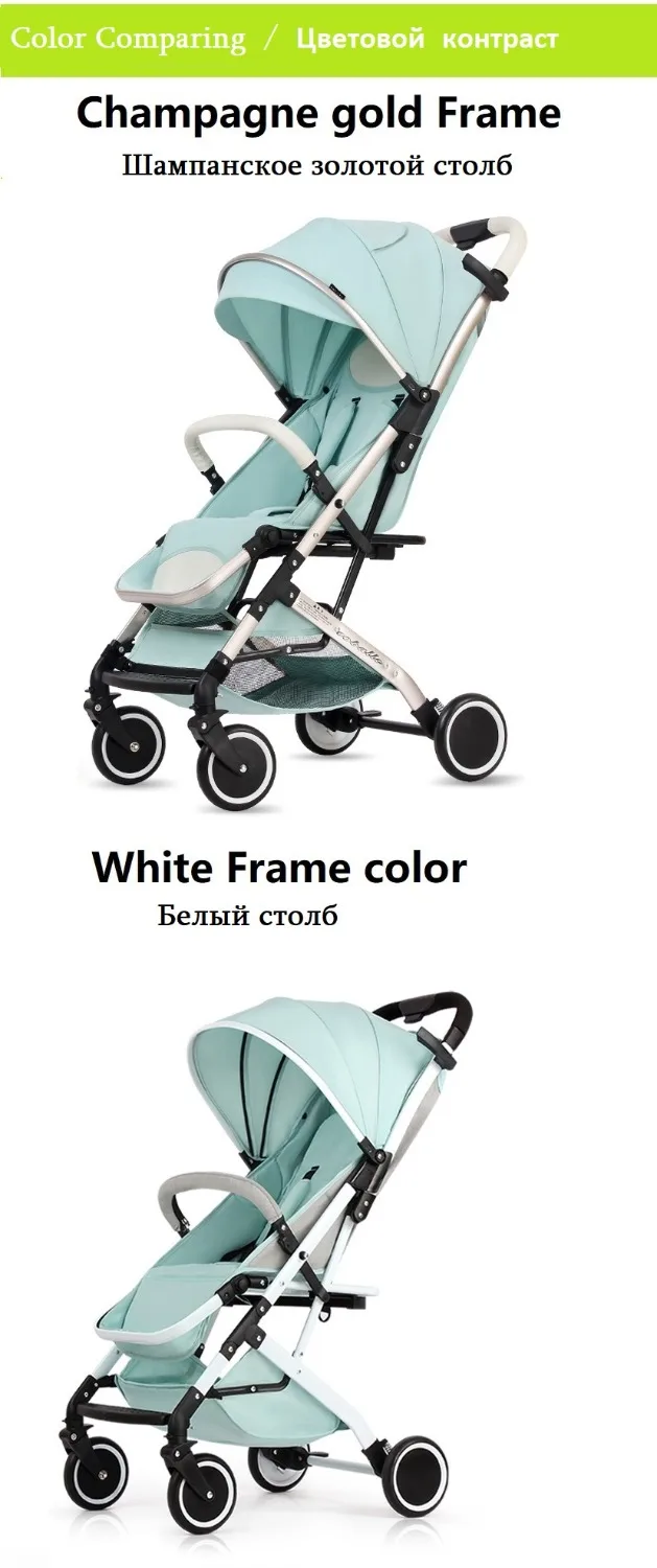 Детская коляска 2 в 1 poussette kinderwagen детская Ультралегкая складная может сидеть