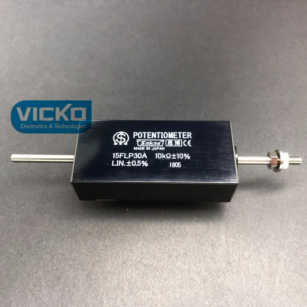 

[VK]Original Sakae 15FLP30A 10K Linear Displacement Potentiometer SWITCH