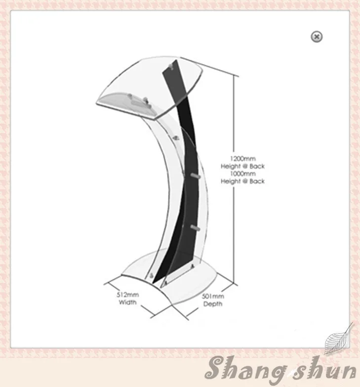 Clear Plastic Church Podium Modern Acrylic Lectern Pulpit Designs Podiums | Мебель