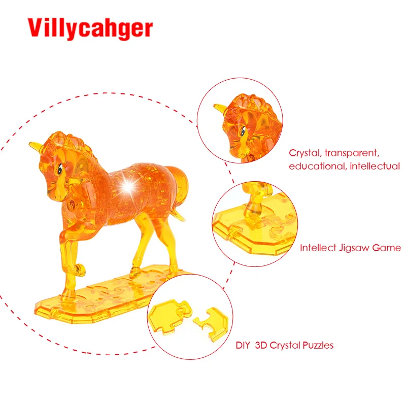 13 5 см x 16 3D головоломка DIY модель Buliding игрушка детское домашнее украшение желтая