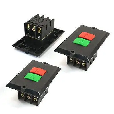 Комплект из 3 предметов 6-терминалы SPST 2P замок электромагнитный выключатель