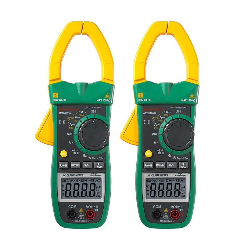 Mastech MS2026R цифровой клещи тепреп тестер AC Амперметр AC/DC Вольтметр Сопротивление
