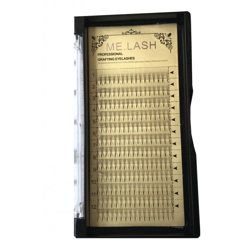 3 Trays/lot 4D Premade Fans 3D Volume Individual Eyelashes Semi-permanent Lash Extensions Silk Long 9mm to 14mm Size | Красота и
