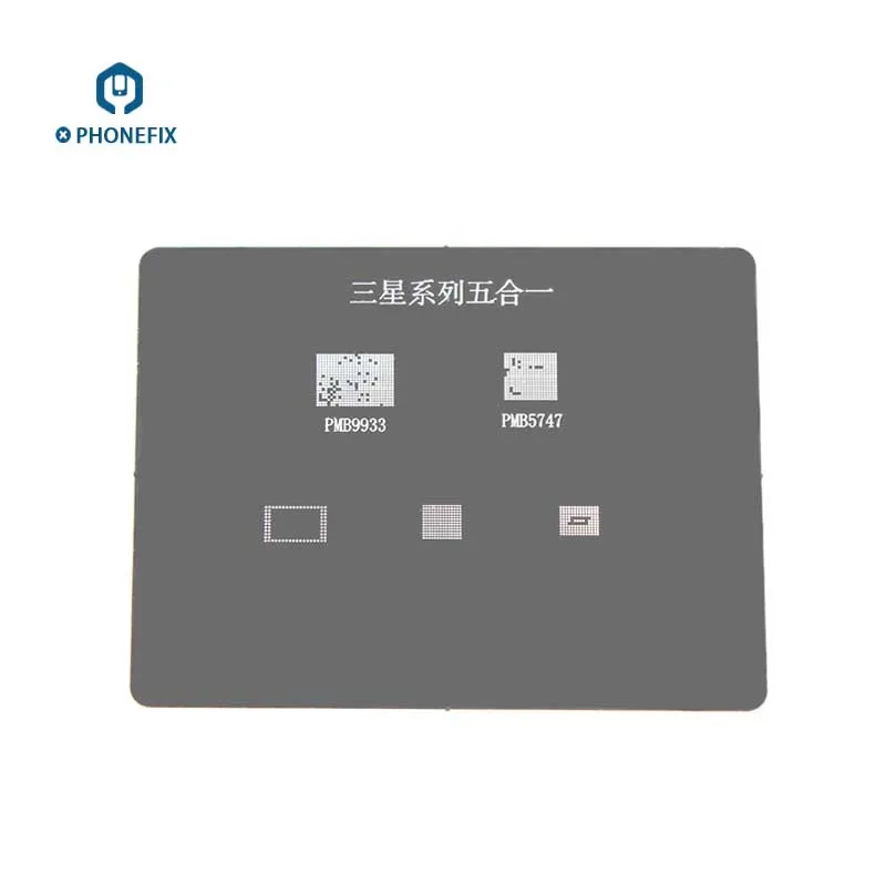 PHONEFIX BGA трафарет пайки шаблон для samsung Galaxy huawei Xiaomi MTK SPRO Oppo серии PCB BGA чип ремонт