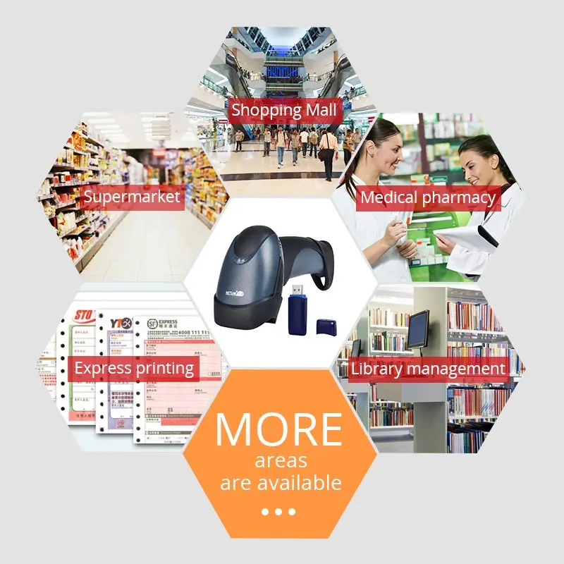 Сканер штрих кода NETUM портативный 32 бита USB|barcode scanner pos|wireless barcode scannerwireless |
