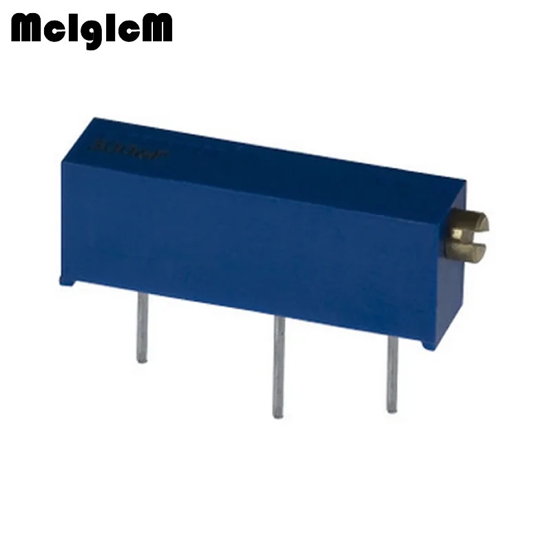 MCIGICM 500 шт. потенциометр для триммера 3006P 501 103 204 105 100 200 Ом 1k 2k 5k 10k 20k 50k 100k 200k 500k 1M