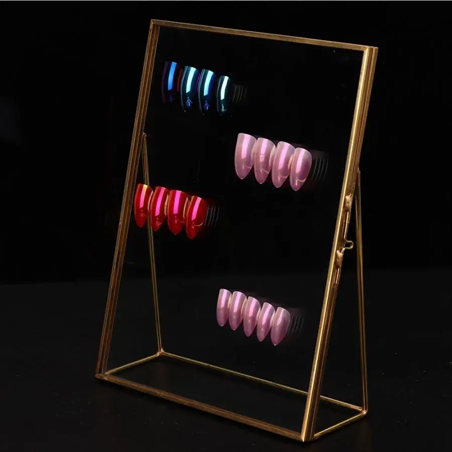 Высококачественный лак для ногтей цветной дисплей рамка витрина доска дизайна