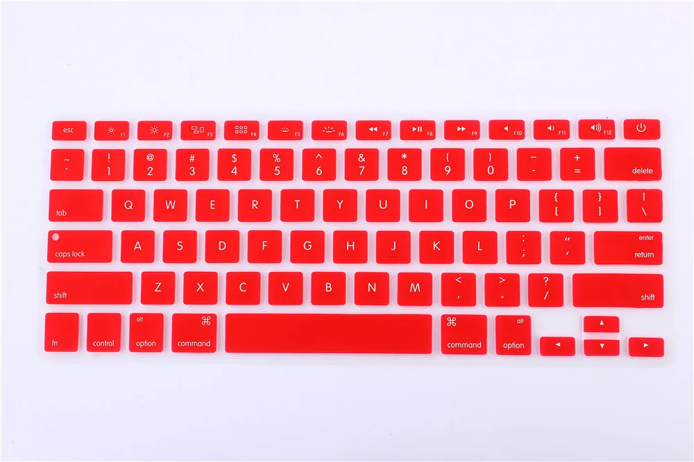 10 шт США силиконовая клавиатура для ноутбука защитный чехол Apple Macbook Air Retina 13 15 17 Pro
