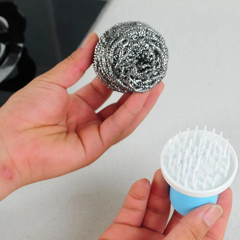 Качественная ручка из нержавеющей стали скрубберы креативный очиститель акулы