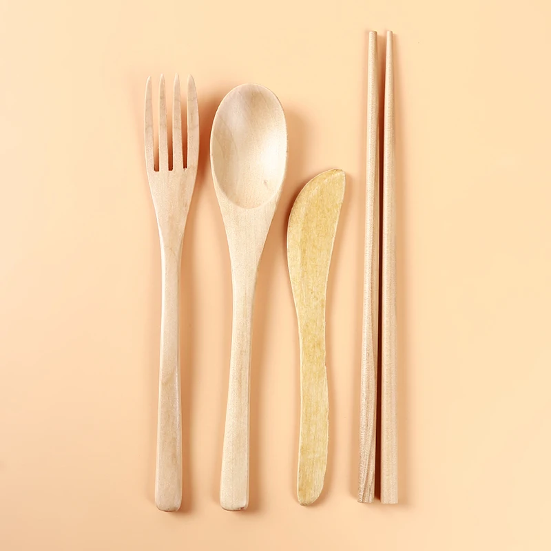 1 Набор японский деревянный набор посуды столовые приборы кухонных инструментов