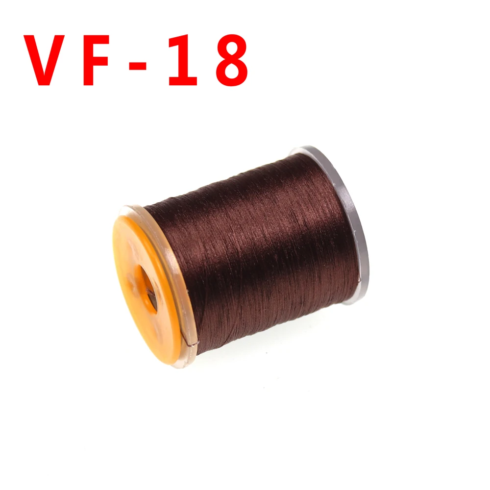 color 18 Red Brown 140D 100 ярдов линия для завязывания мушек нить для завязывания мушек не вощеная 20 цветов - Цвет: color 18 Red Brown