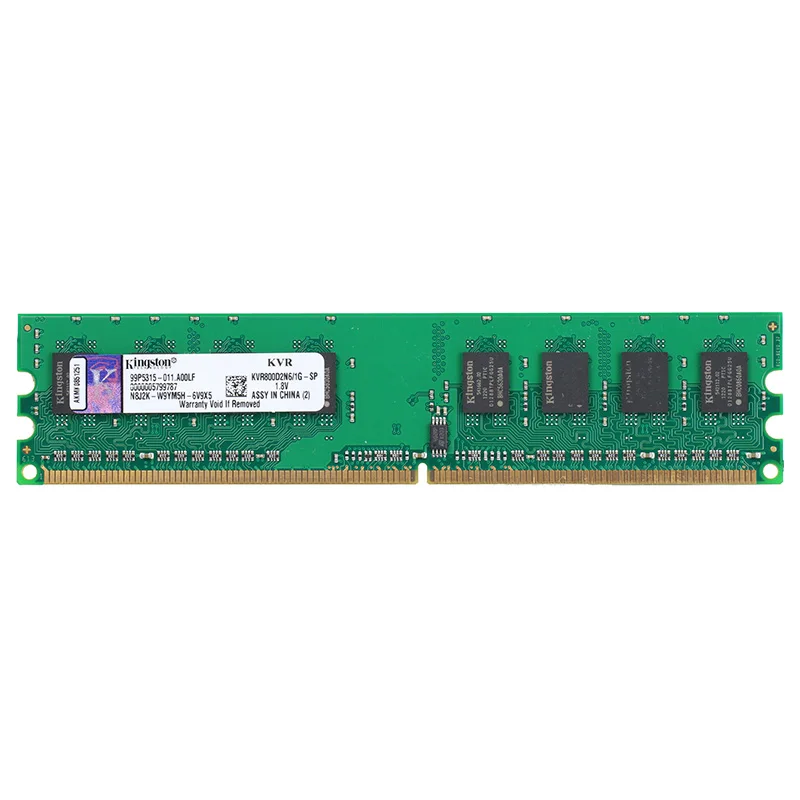 Оригинальная память kingston DDR2 sodimm1GB ddr2 667 sodimm 800mhz ram ddr 2 Memory KVR800D2N6/1G для настольного
