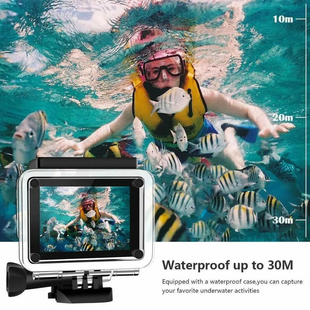 Профессиональная мини камера Espia экшн для GoPro Водонепроницаемая спортивная