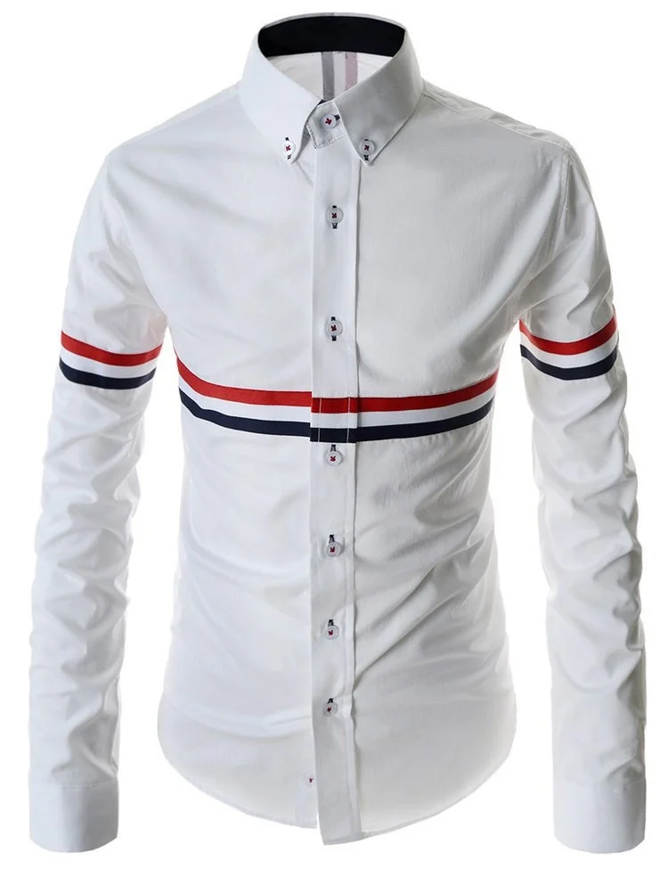 Geek новая весенняя Мужская рубашка простая с длинным рукавом | одежда