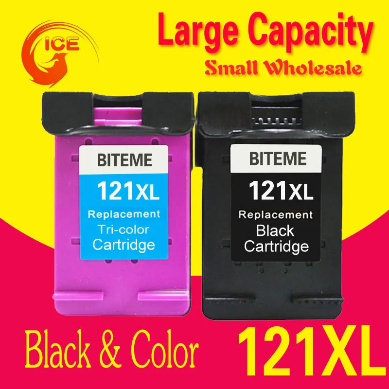121 121XL черный картридж для HP HP121 F4283 F2483 F2493 F4275 D1660 D1663 D2500 D2560 Ip121|cartridge for hp|compatible