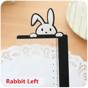 Rabbit Left Акриловый милый монитор, доска для заметок для ноутбука/компьютера, дисплей, доска для сообщений, офисный органайзер для липких блокнотов - Цвет: Rabbit Left