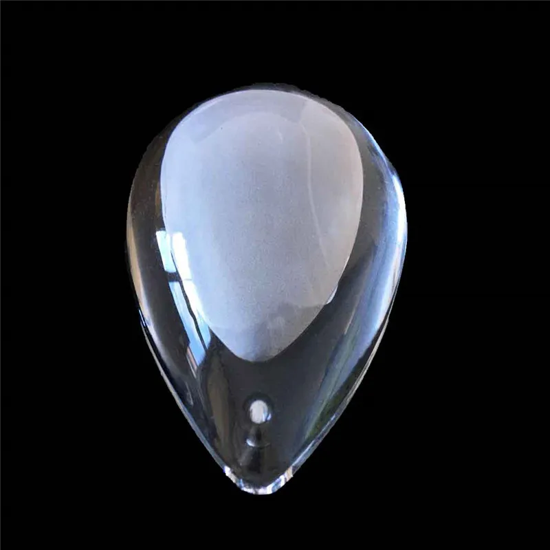 Детали хрустальной люстры подвески в форме капли дождя 76 мм прозрачные 10 штук для