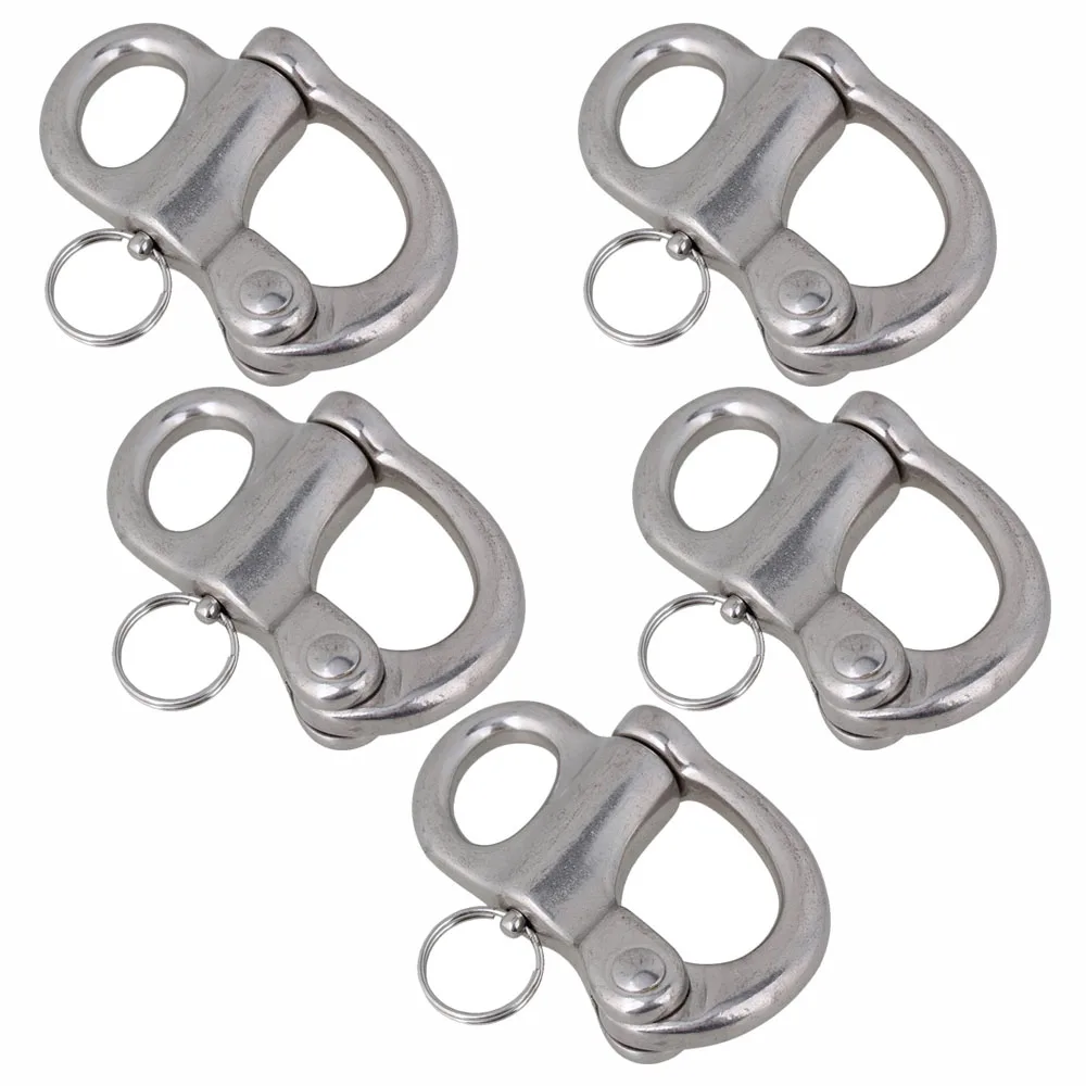 5 шт. серебристые крепления для лодок из нержавеющей стали 304 95 мм|shackle stainless|silver