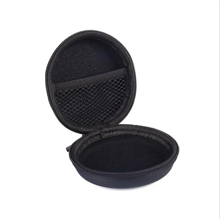 Круглая коробка для хранения кабеля наушников передачи данных контейнер монет