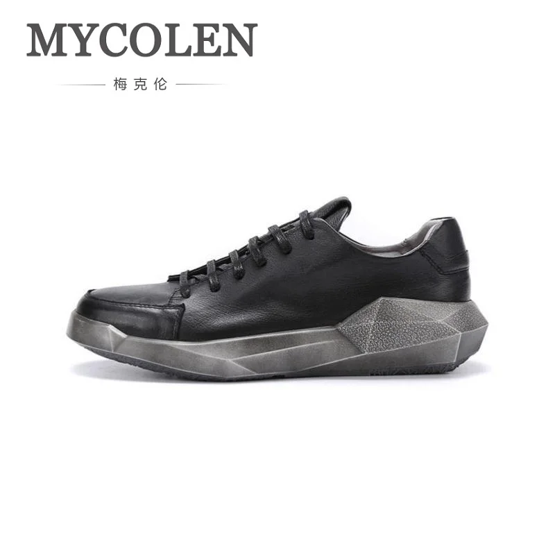 MYCOLEN/2018 Модная легкая дышащая мужская обувь на шнуровке повседневная из