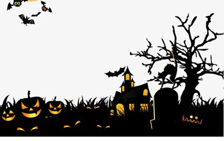 FUNNYBUNNY "скелетная" тема, тыквенная милые фетр на Хэллоуин с надписью Trick or treat маски для глаз для детей