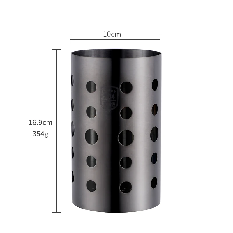 black 1 шт. кухонная емкость для палочек для еды полка для хранения посуды сушилка лопата ложка нож коробка для вилок кухонные аксессуары - Цвет: black