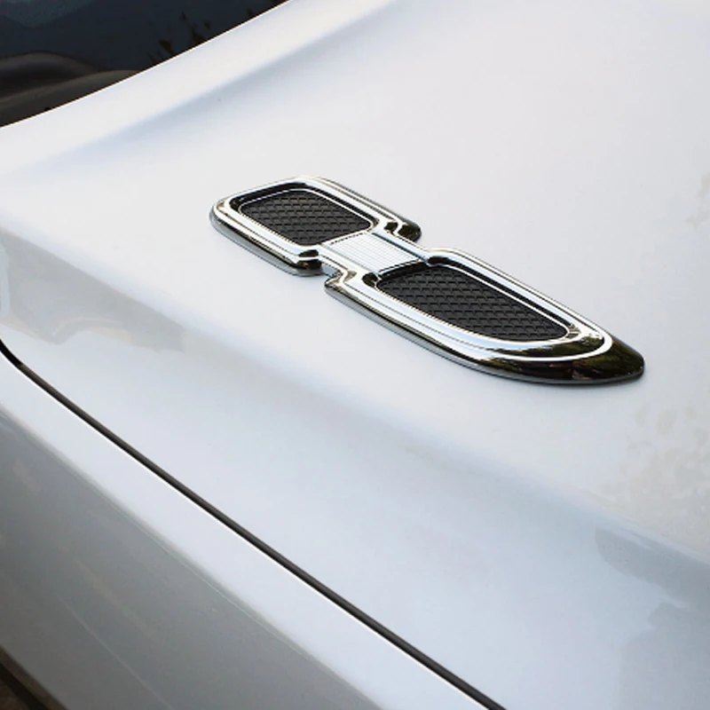 Жеребенок горения 2 шт./компл. автомобиля хром боковая украшение-эмблема отделка