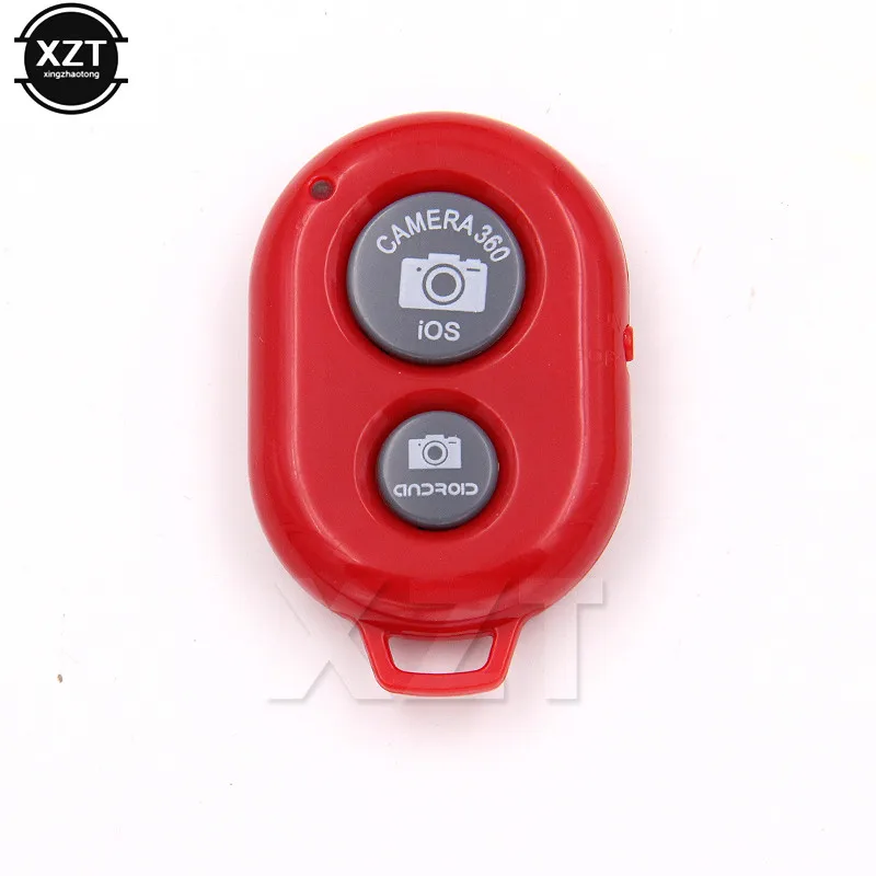 RED Bluetooth кнопка спуска затвора аксессуар для селфи Управление камерой адаптер фото пульт дистанционного управления для селфи для iphone X - Цвет: RED