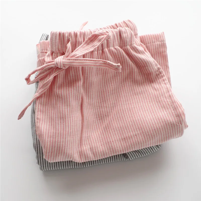 Hoffen/высококачественные женские шорты для сна клетчатая полосатая Пижама на