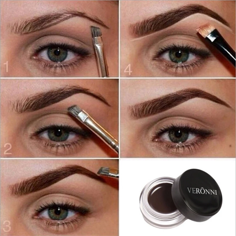 8 расцветок гель для бровей пигмент прочного Водонепроницаемый крем Cejas Sourcil