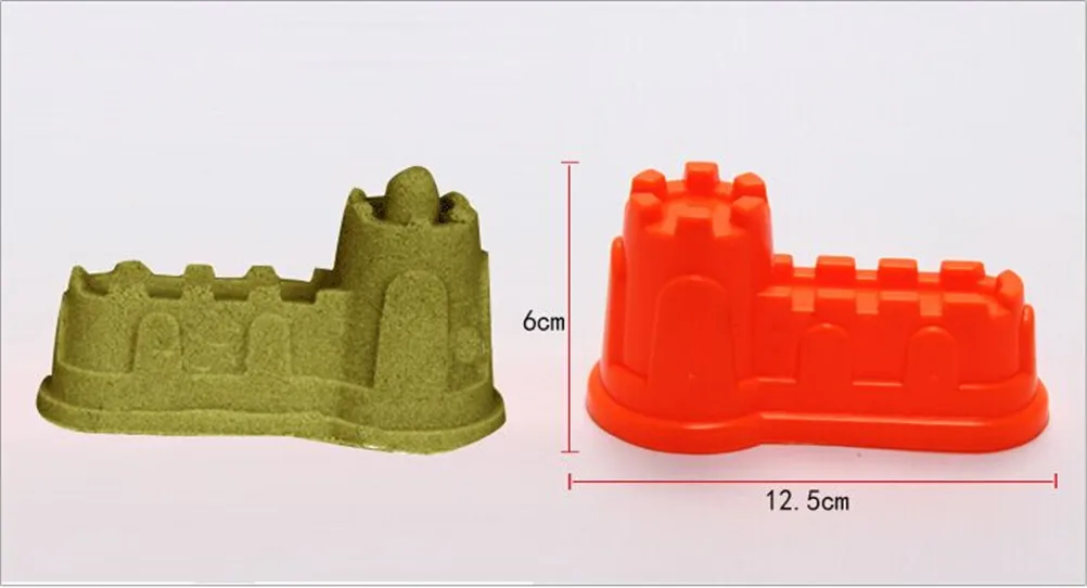 4PCS DIY Educational Toys Indoor Magic Play Sand Castle Models Building Dynamic Clay Model | Игрушки и хобби