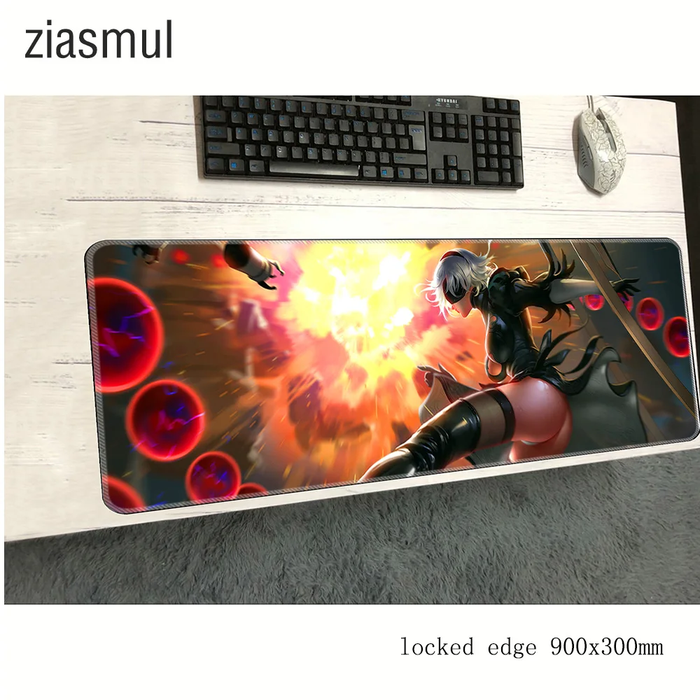 Коврик для мыши NieR Automata 900x300x2 мм коврик ноутбука компьютера самый дешевый игровой