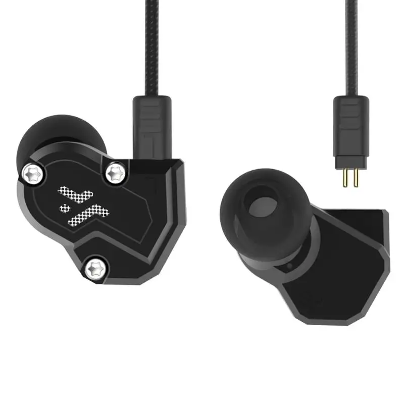 Гибридные Внутриканальные наушники Revonext QT3 2DD + 2BA Hi Fi DJ монитор спортивные для