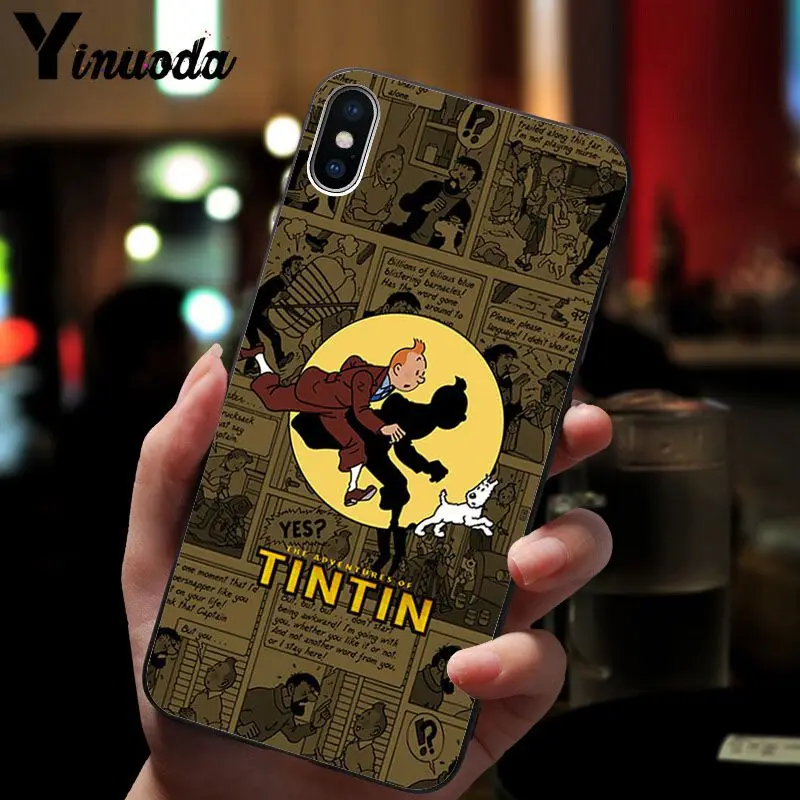 A4 Yinuoda «Приключения Тинтина» Новинка чехол для телефона Fundas чехол для Apple iPhone 8 7 6 6S Plus X XS MAX 5 5S SE XR чехол - Цвет: A4