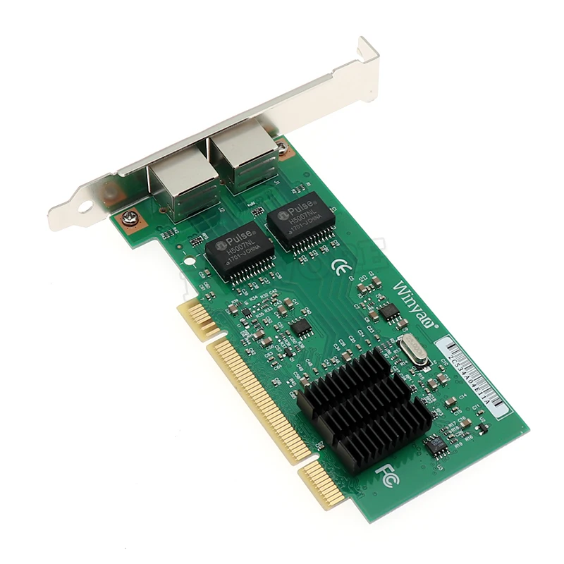PCI Двухпортовая гигабитная сеть Ethernet 10/100/1000 М адаптер карта pci ethernet 1000 Мбит/с lan
