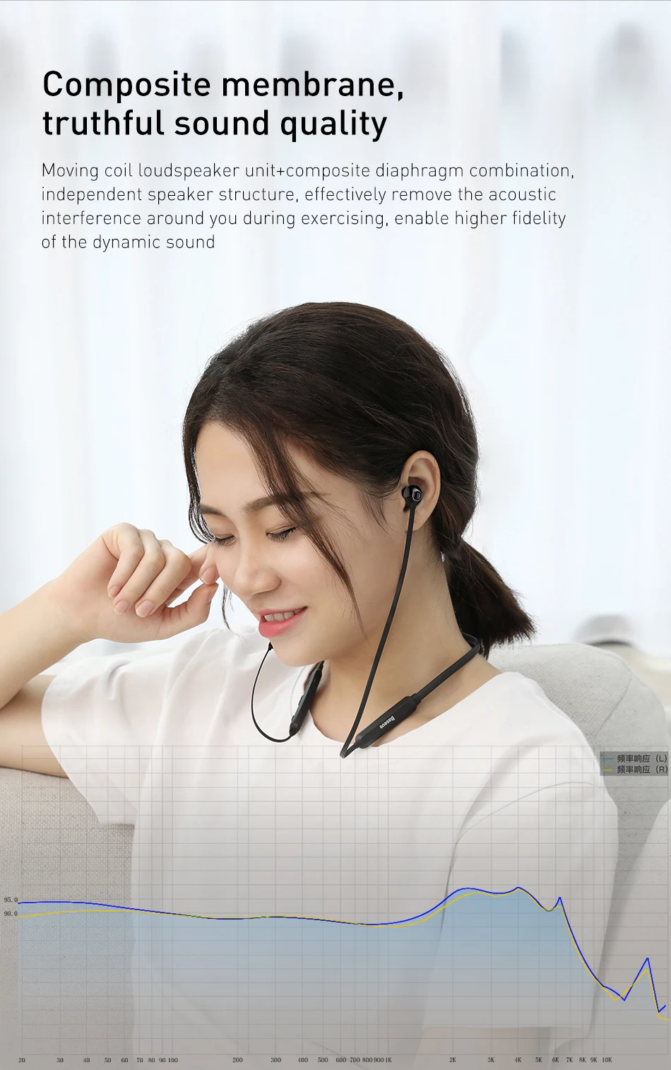 Baseus S11A Bluetooth наушники, беспроводная гарнитура, шейные спортивные наушники, auriculares для iPhone, Xiaomi, samsung с микрофоном