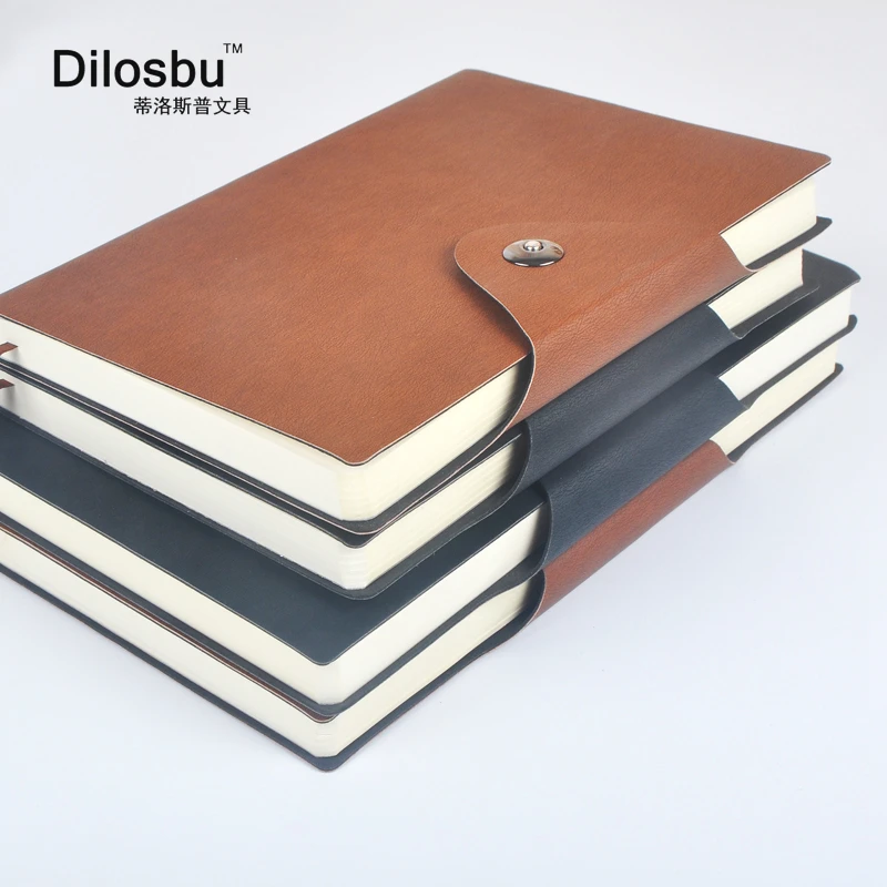 Кожаная книга Dilosbu Filofax A5 бумажный блокнот путешественника B5 черный дневник