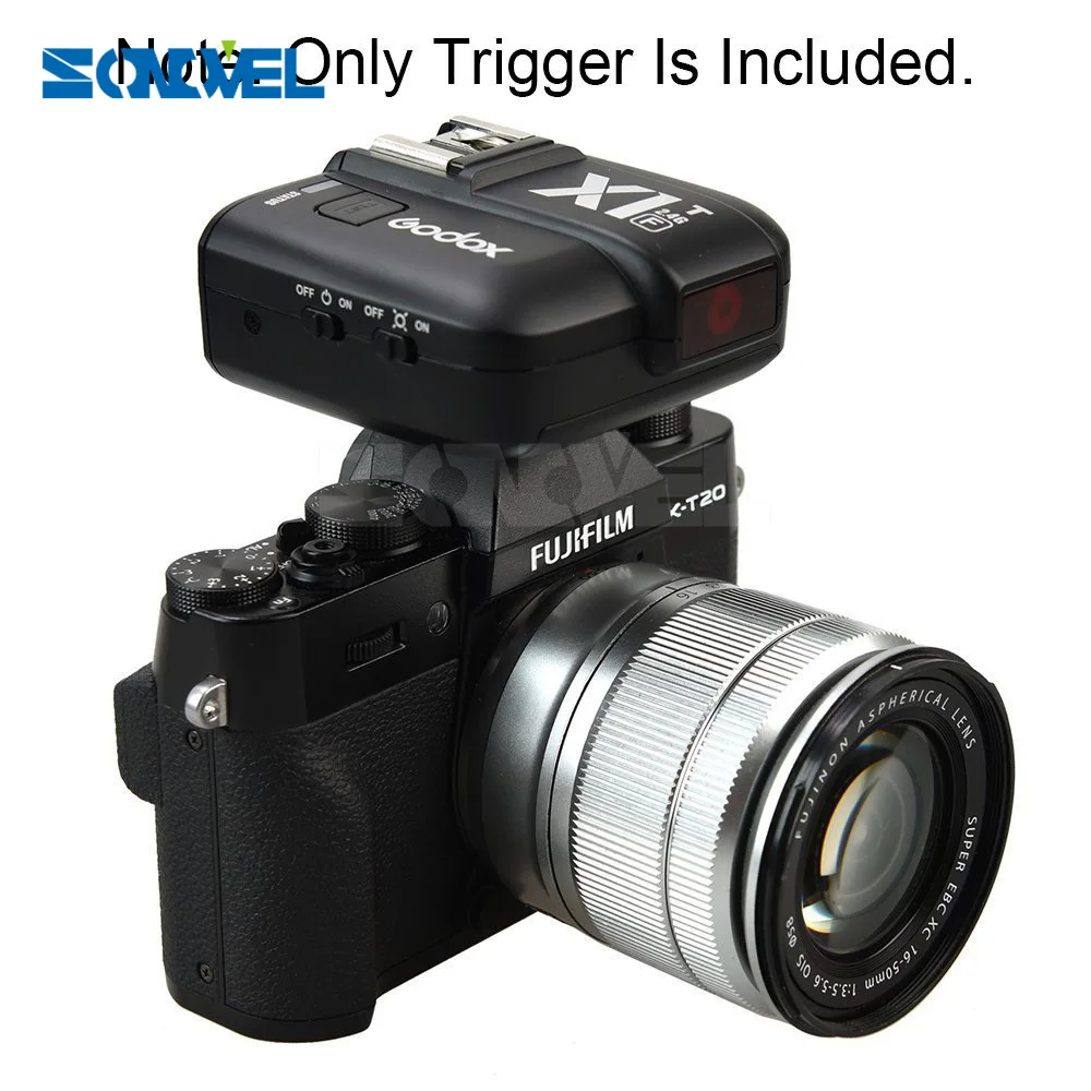 

Godox X1T-F TTL 2.4G Wireless Trigger for Fujifilm + 2X XTR-16S Flash Receiver for V850/V860C/V850II/V860IIC/V860N/V860II-F